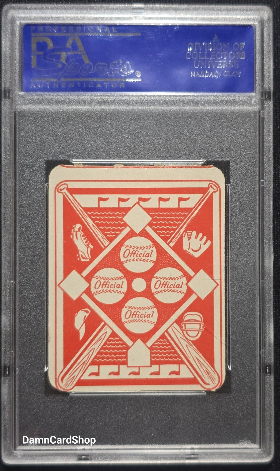 1951 Topps Red Back #1 Yogi Berra PSA 8