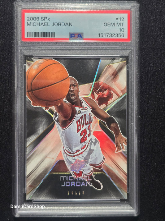 2006 SPx #12 Michael Jordan PSA 10