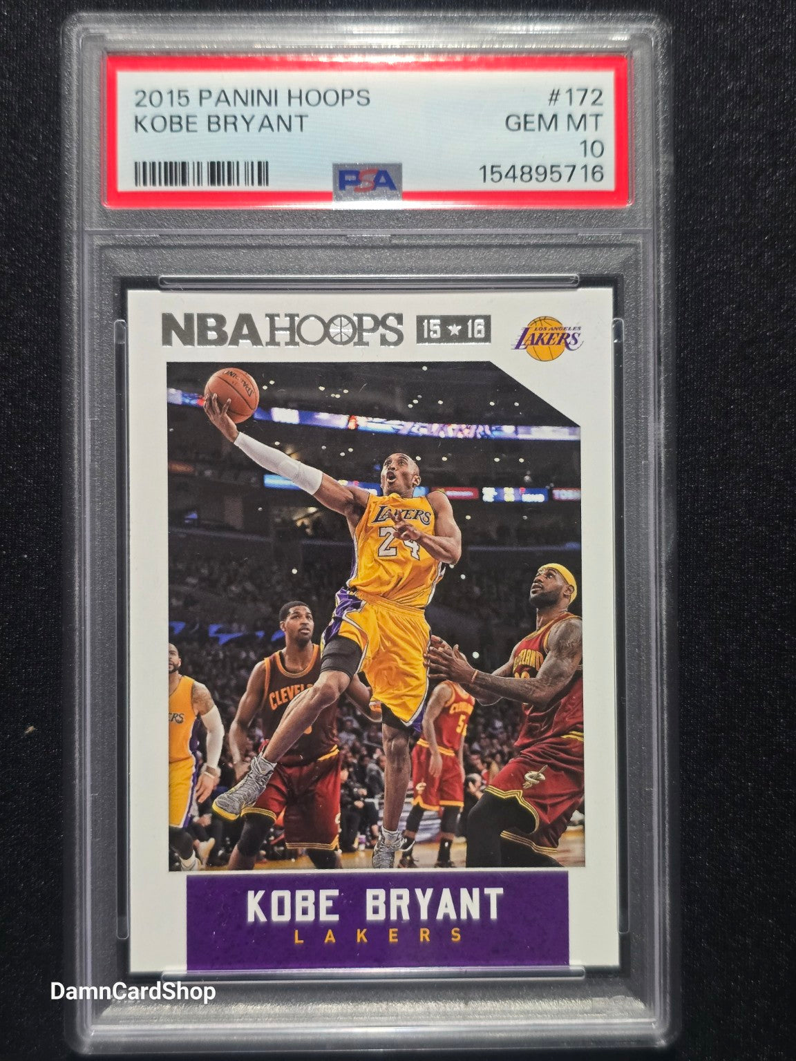 2015 Panini Hoops #172 Kobe Bryant PSA 10