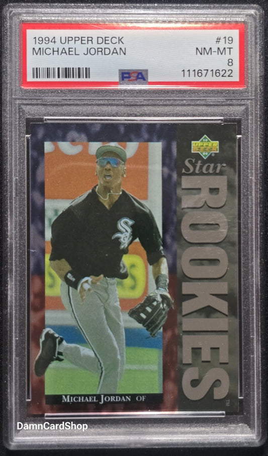 1994 Upper Deck #19 Michael Jordan Baseball PSA 8