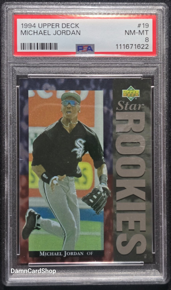 1994 Upper Deck #19 Michael Jordan Baseball PSA 8