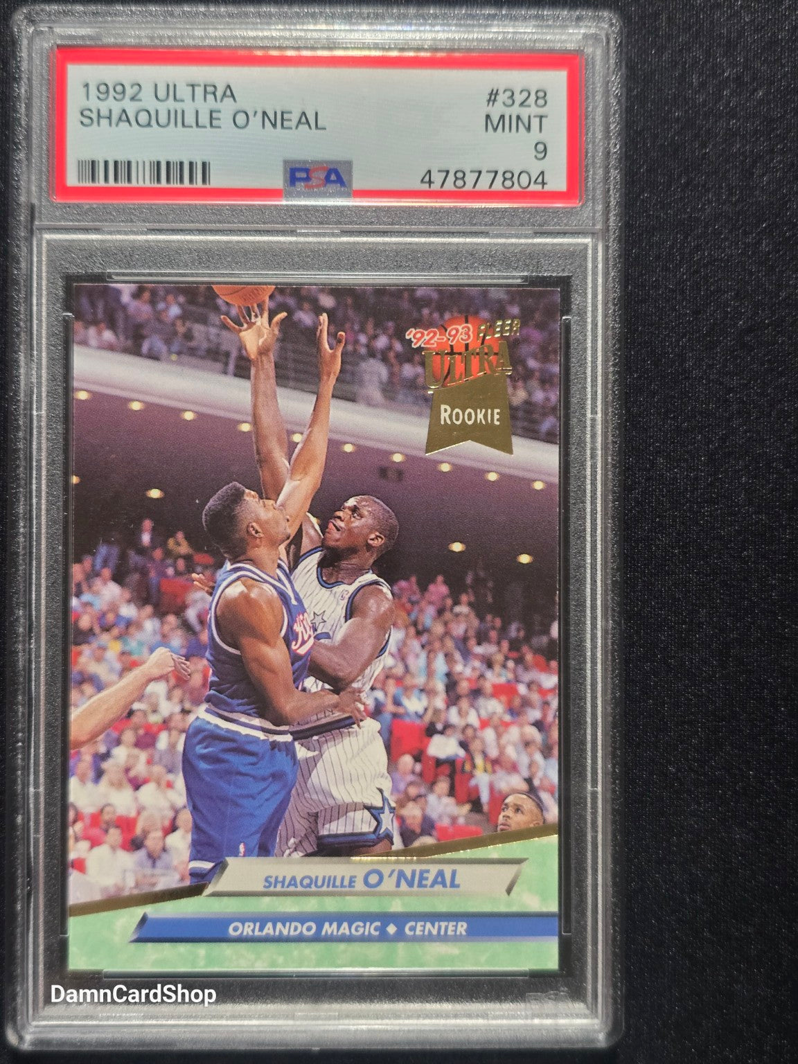 1992 Ultra #328 Shaquille O'Neal RC PSA 9