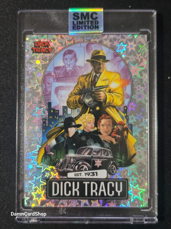 Dick Tracy card reference photo; specific finish and numbering not guaranteed