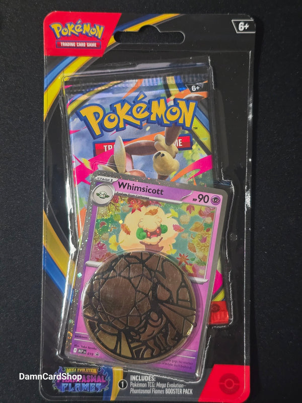 Pokémon Phantasmal Flames Whimsicott Single-Pack Blister