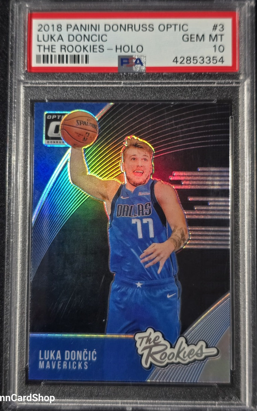 2018 Donruss Optic The Rookies #3 Luka Doncic Holo PSA 10